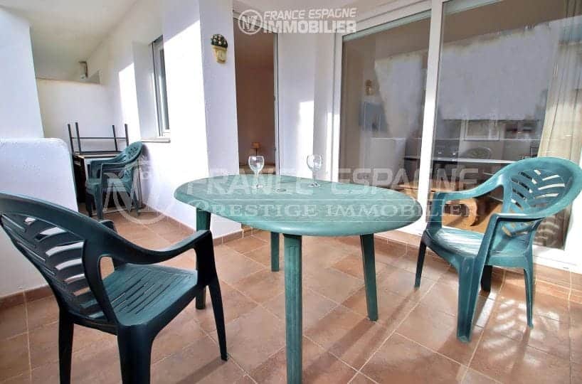 appartement santa margarida en vente, belle terrasse 10 m²