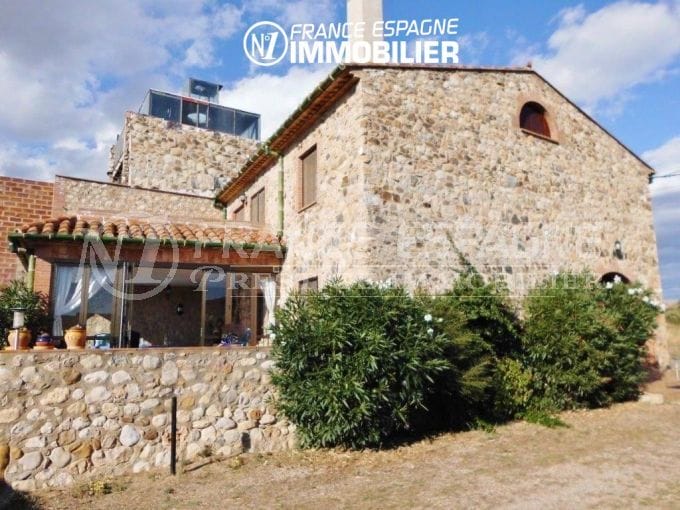 immobilier peralada espagne, villa ref.1950, aperçu de la façade