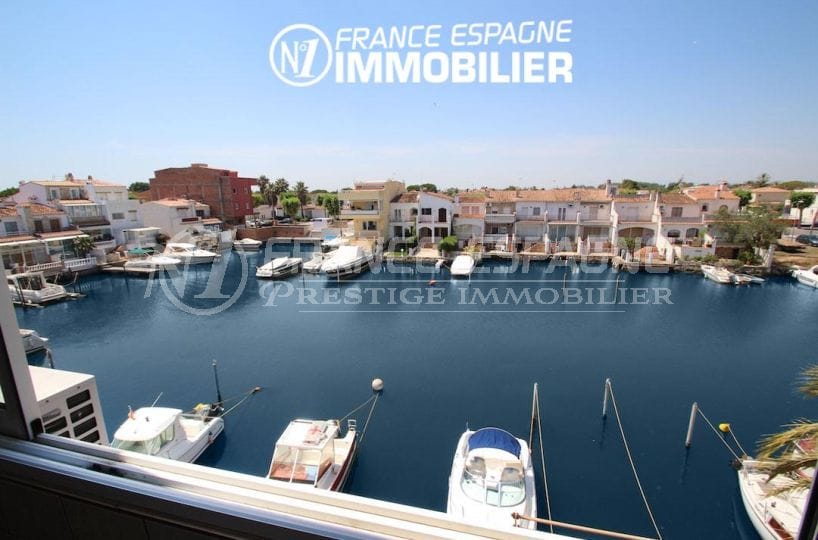 Empuriabrava: appartement T2 - vue sur le canal