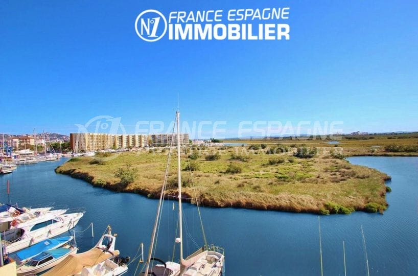 Roses - Appartement a vendre costa brava - vue sur le canalpetit prix