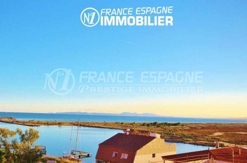 agence immobiliere rosas santa margarita: appartement à Rosas, vue canal & mer