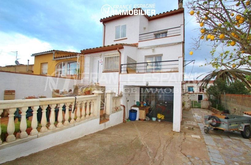 immo empuriabrava: villa ref.3352, aperçu terrasse et villa