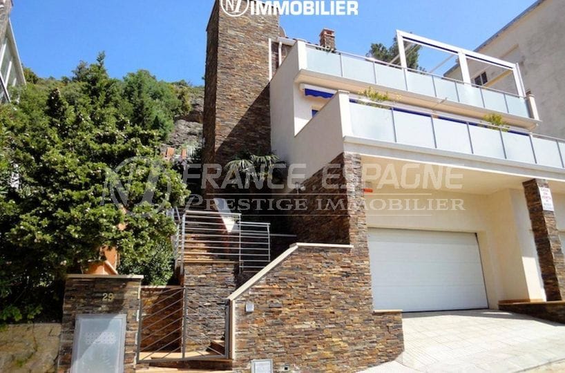 immo rosas: villa ref.1031, magnifique vue mer, piscine et grand garage