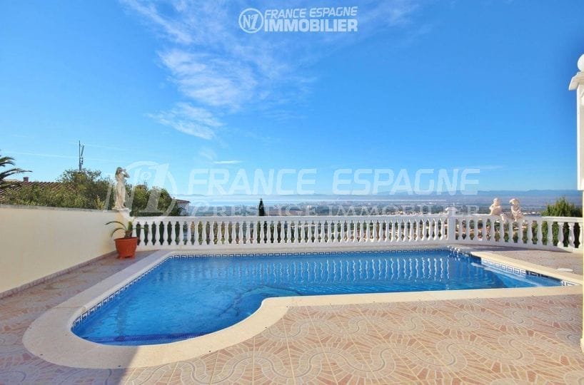 immo costa brava: villa ref.3326, terrasse & piscine vue mer et montagne