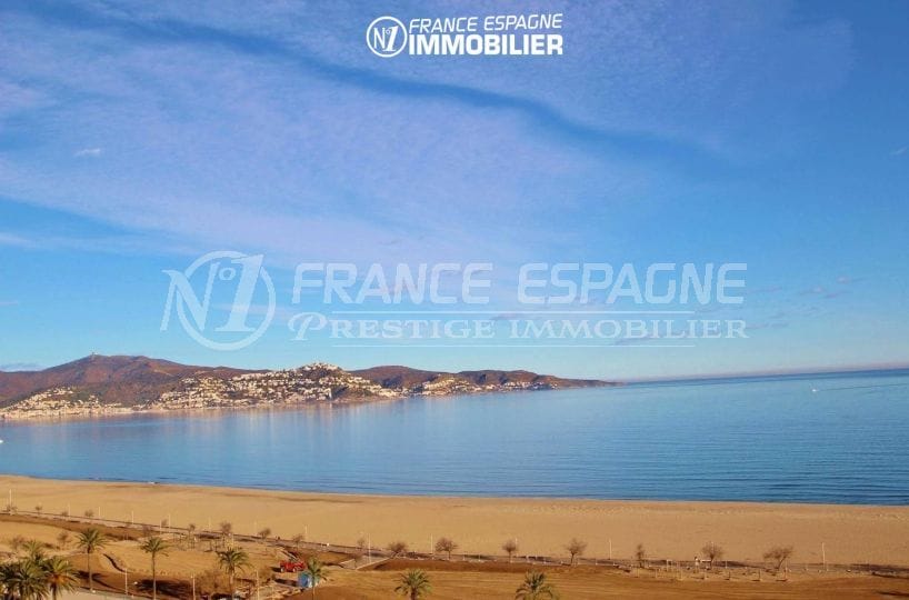immobilier ampuriabrava - appartement front de mer à vendre