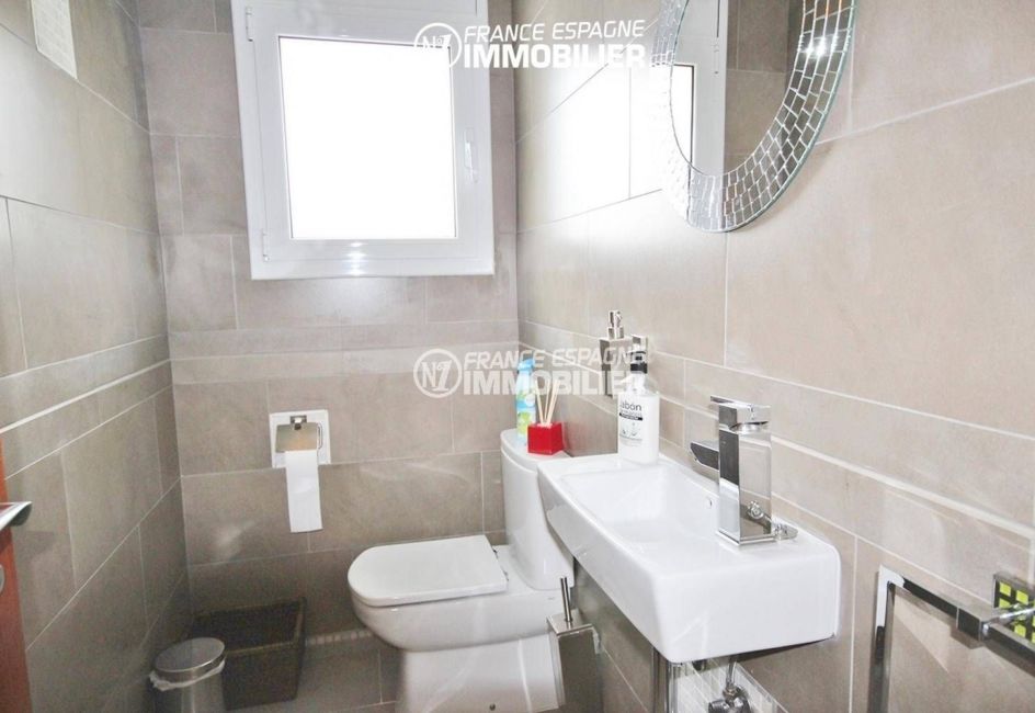 agence immobiliere rosas espagne: villa ref.1031, toilettes indépendant et vasque