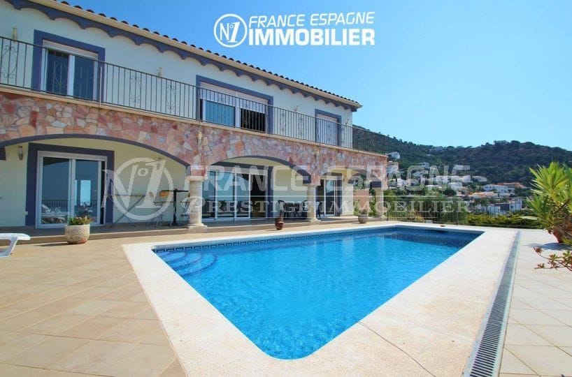 maison a vendre espagne, ref.2435, vue mer avec appartement indépendant, piscine et cave