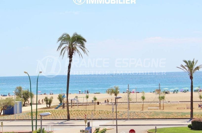 immobilier ampuriabrava: appartement ref.3471, vue mer latérale, à 100 m de la plage