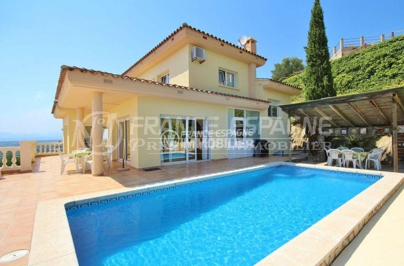 maison a vendre espagne, ref.3501, vue mer et piscine avec appartement indépendant