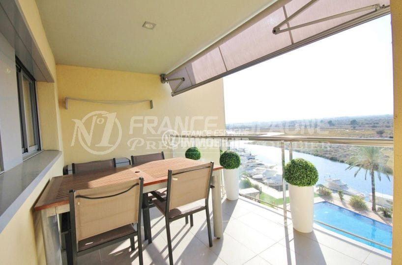 Santa Margarita - Appartement vue canal dans résidence standing