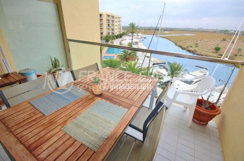 Santa Margarita, appartement vue terrasse sur canal naturel