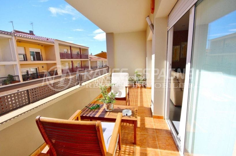 Rosas Appartement vue terrasse