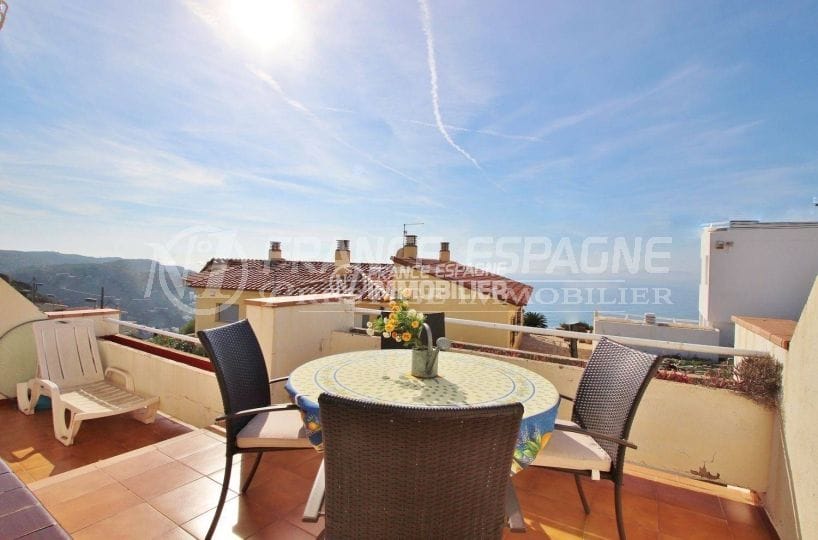 Roses- Appartement vue mer avec jardin