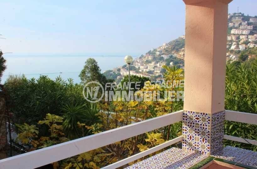 Villa Canyelles terrasse vue mer proche plage