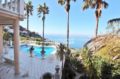 maison costa brava, ref.3614, vue piscine, Puig Rom et la mer depuis le jardin