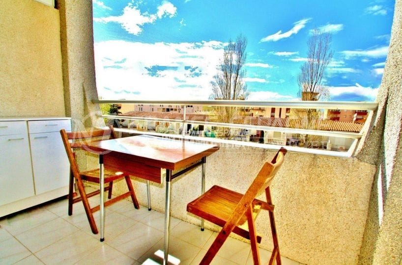 Studio empuriabrava, terrasse vue dégagée