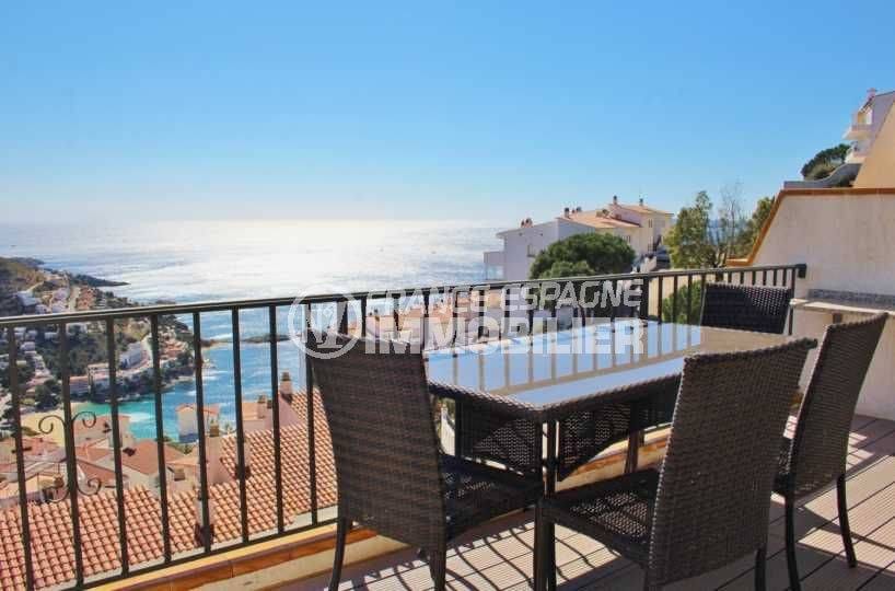 Appartement Canyelles terrasse vue mer