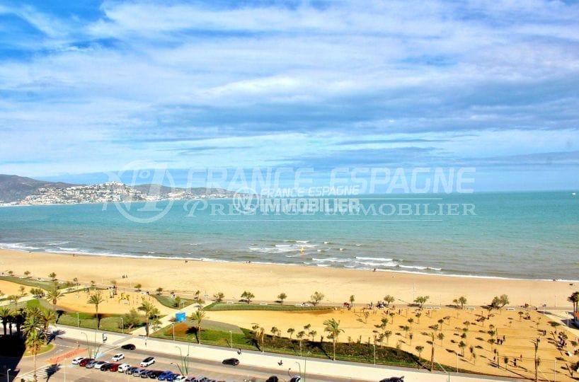 appartement empuria brava, terrasse vue mer