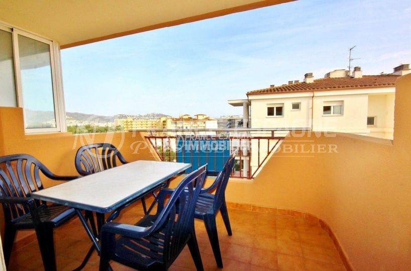 appartement a vendre rosas, terrasse vue dégagée