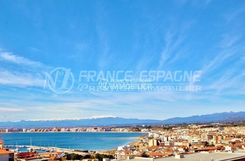 appartement a vendre rosas, Puig Rom, vue mer / montagne, proche plage