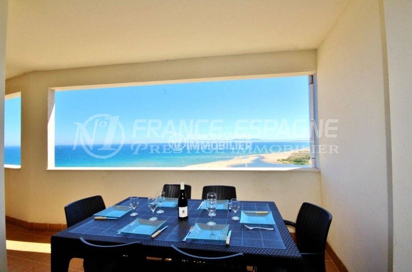 immo center empuriabrava, appartement terrasse vue mer