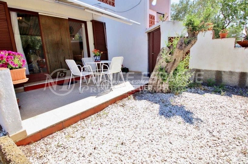 immo center Rosas, appartement el cardo, Roses terrasse ensoleillée