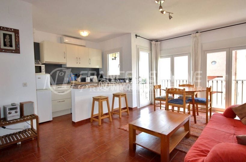Immo center empuriabrava - Appartement empuriabrava belle pièce à vivre