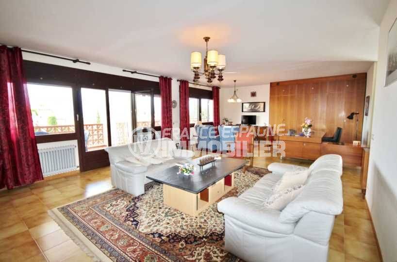 agence immobiliere rosas santa margarita, vend maison ref.3702, vue mer, 463 m², vue du séjour