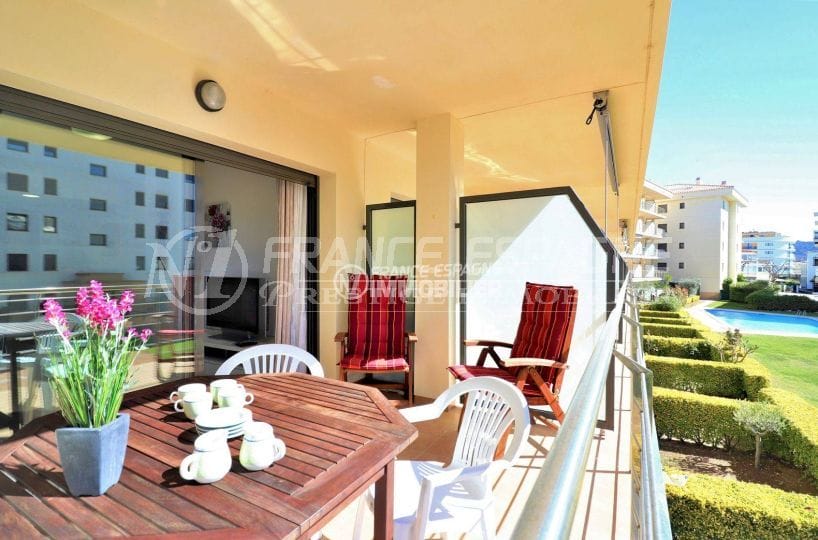 vente appartement rosas: ref.3718, grande terrasse