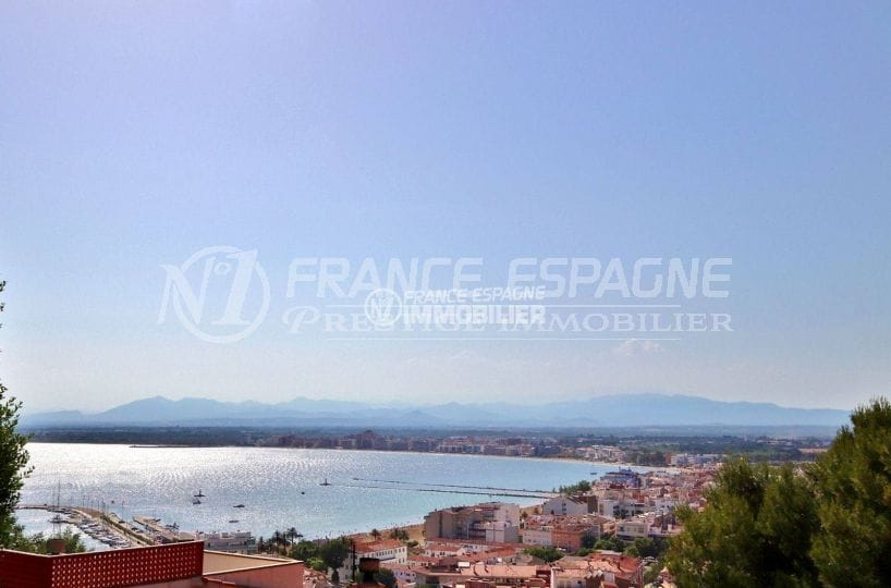 immo center rosas - villa à puig rom, vue mer imprenable, plage à 600 m
