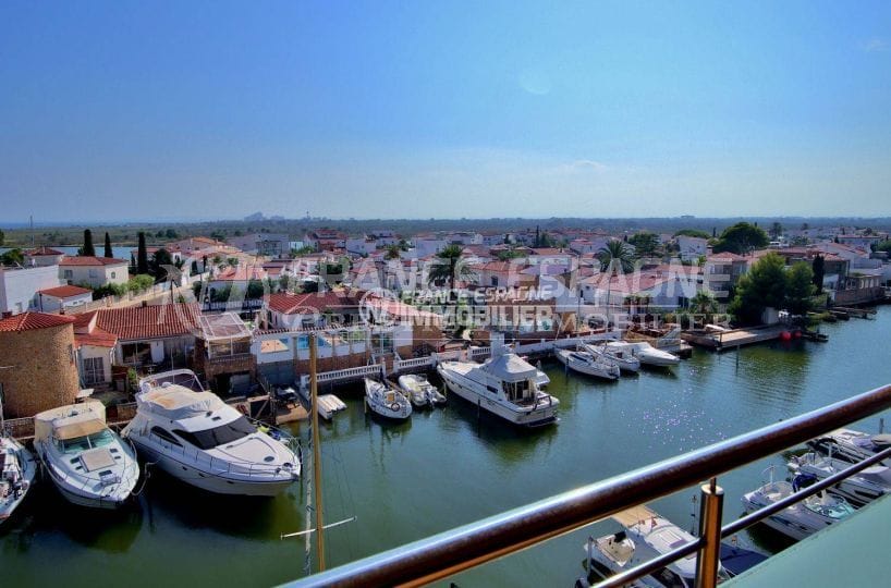 immo espagne costa brava: appartement ref.3745, Santa Margarida - vue mer / canal