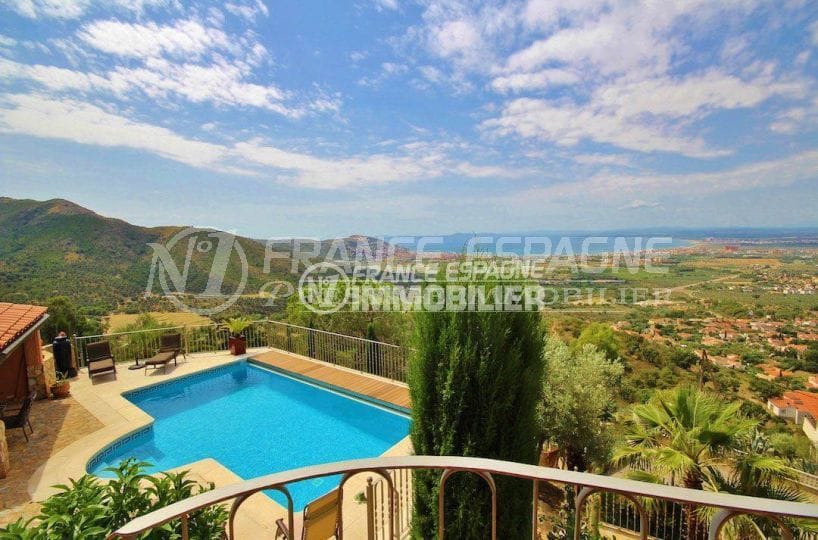 Villa Mas Fumats avec piscine et magnifique vue mer