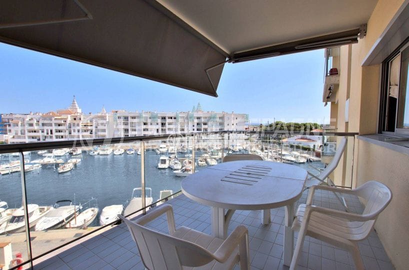 terrasse vue mer/marina santa margarida