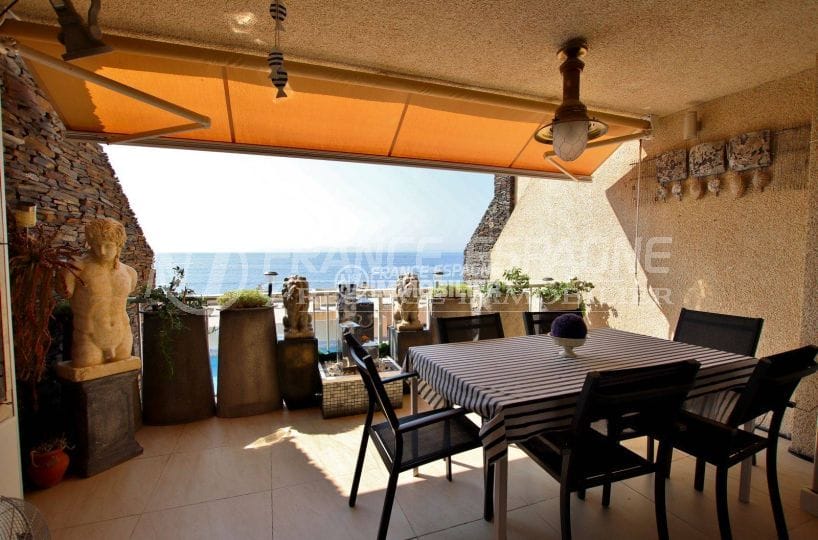 Appartement premier ligne mer