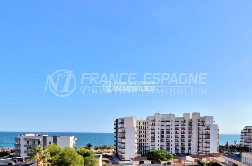 vente appartement rosas, ref.3779, belle vue mer, plage à 200 m