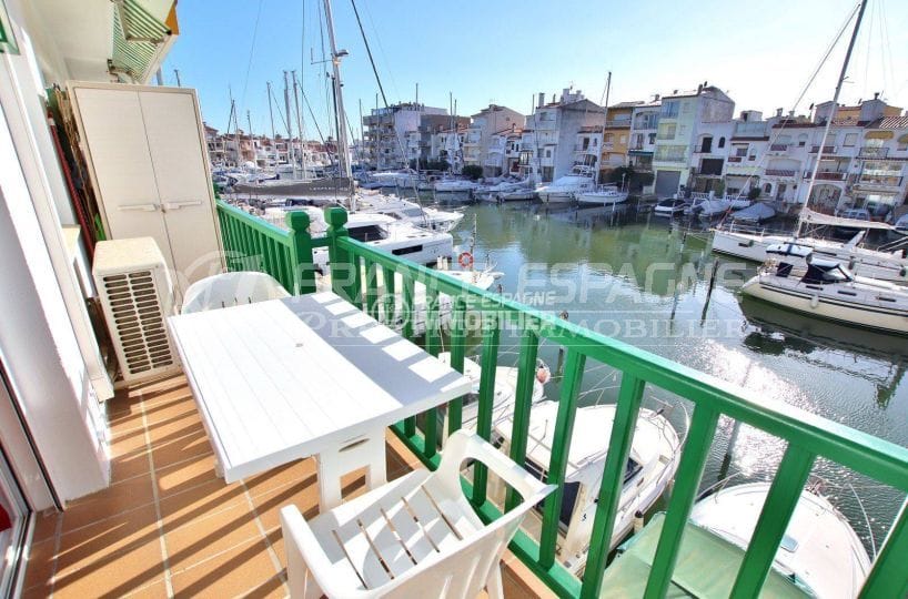 immobilier costa brava: appartement ref.3784, terrasse vue marina