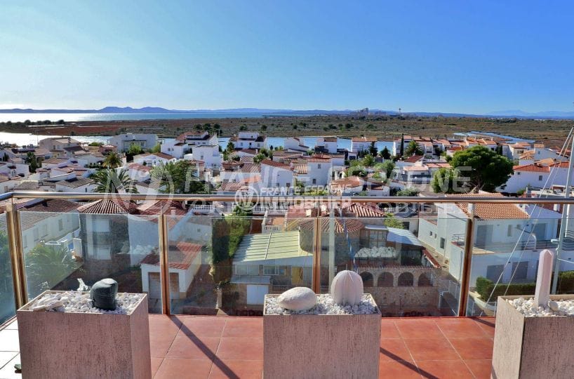 immobilier roses espagne: appartement atico vue mer ref.3812