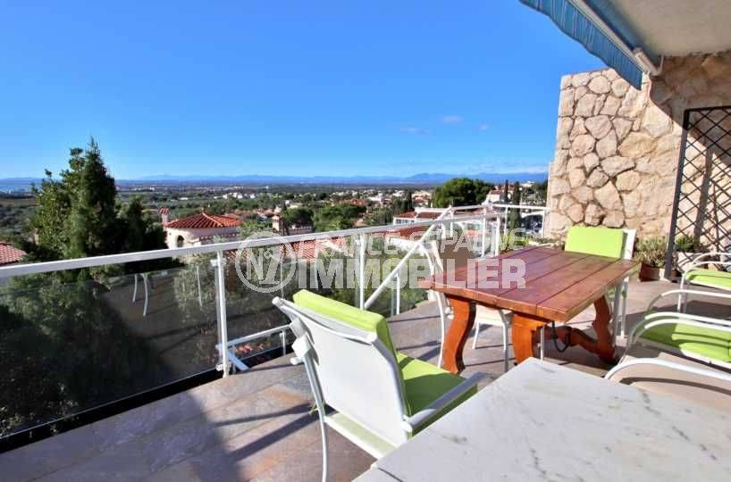 agence immobilière costa brava: villa ref.3819, magnifique vue depuis la terrasse