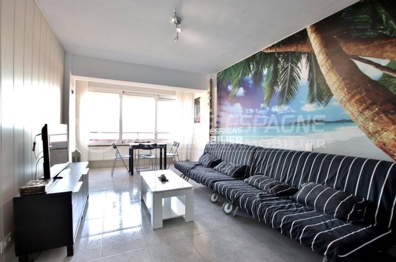 vente appartement rosas, ref.3845, studio dans résidence avec piscine, parking