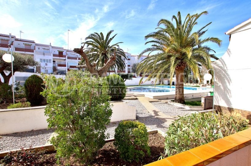 appartement a vendre rosas, 34 m², résidence avec piscine et tennis, proche plage