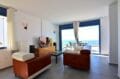maison a vendre espagne rosas, 255 m², salon avec terrasse solarium, vue mer