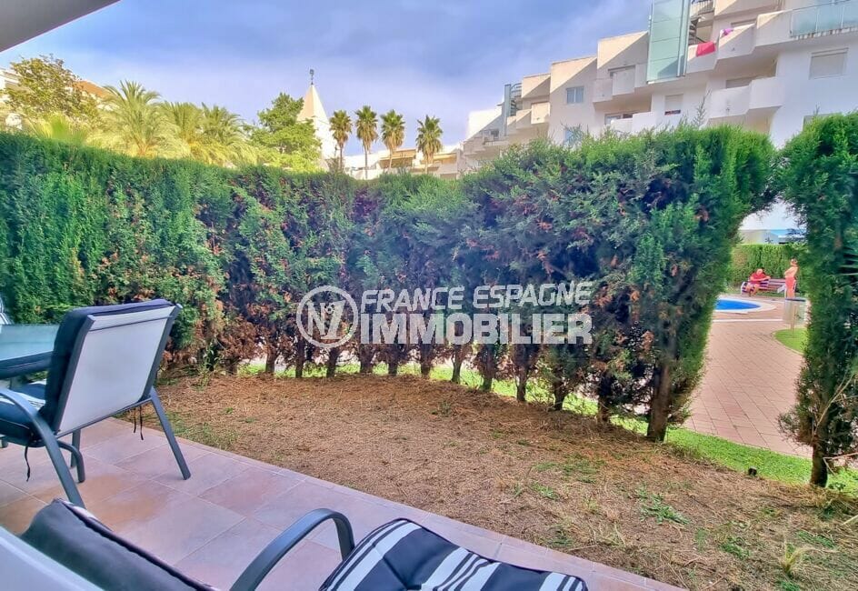 agence immobiliere santa margarita: 2 pièces 53 m², avec terrasse, jardin privé et piscine commune