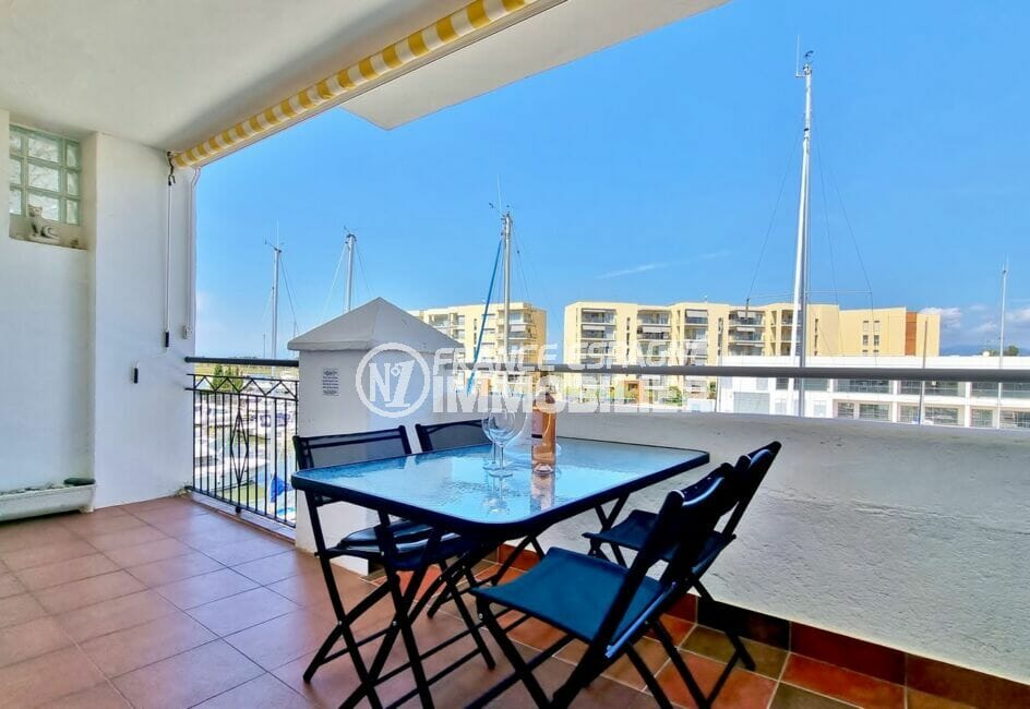 vente appartement rosas, 2 pièces 48 m² vaec terrasse 12 m² vue marina
