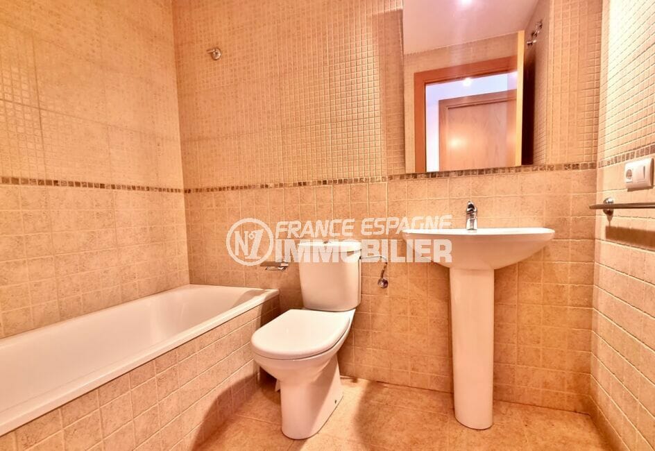 appartement a vendre santa margarita rosas, 2 pièces 53 m², salle de bains avec wc