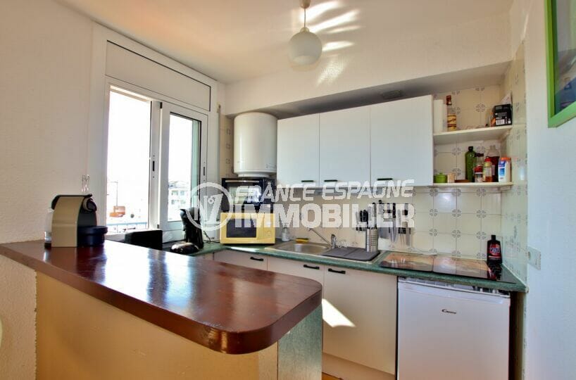 appartement à vendre empuriabrava, 2 pièces 41 m², cuisine équipée de plaques et lave-vaisselle