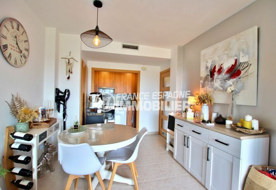 appartement à vendre à empuriabrava, 2 chambres 71 m², espace repas et cuisine ouverte