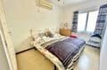vente empuriabrava: villa 3 chambres 95 m², chambre à coucher avec ventilateur plafond et climatisation