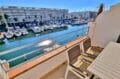 immo center rosas: appartement 2 pièces 31 m², magnifique vue de la terrasse sur la marina