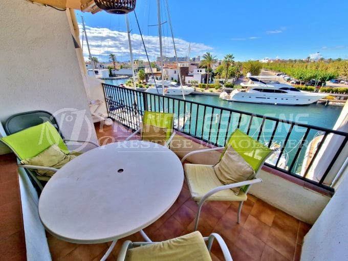 immobilier empuria brava: appartement 3 pièces vue marina 84 m², traversant, secteur privilégié