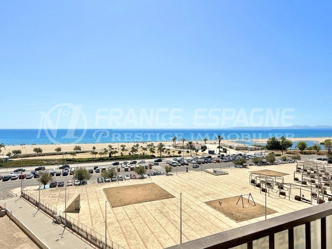 studio vue mer frontale empuriabrava 1 pièce 38 m², belle vue mer